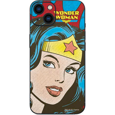 DC Comics Wonder Woman Vintage Profile iPhone 14 Plus Skin